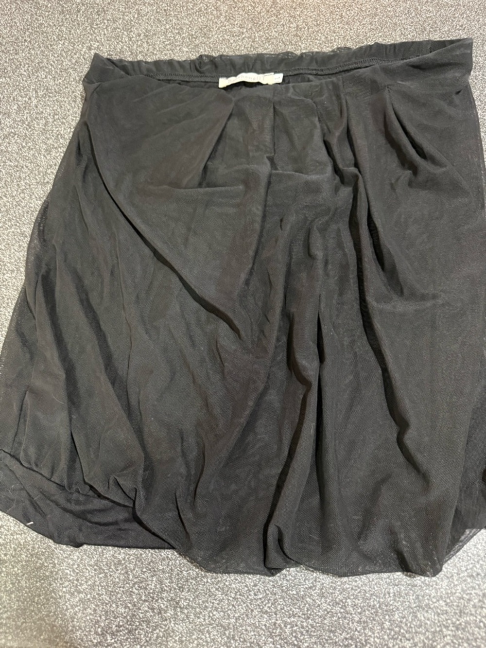 Black Women's Bubble Hem tube top